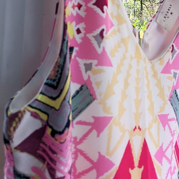 Anthropologie Everly Pink Sleeveless Shift Dress. Size Small. - Picture 10 of 16